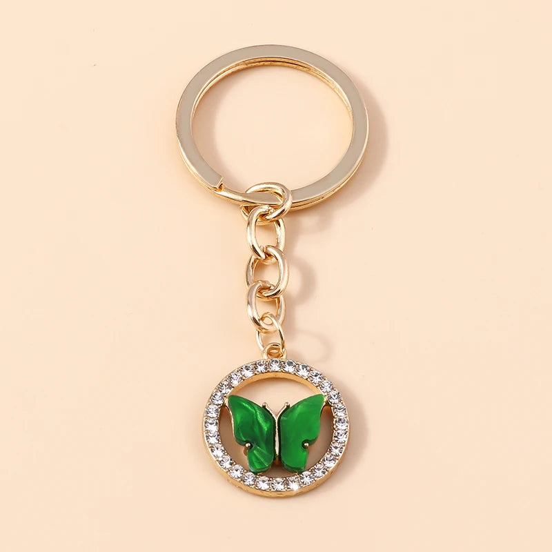 Cute Colorful Butterfly Keychain