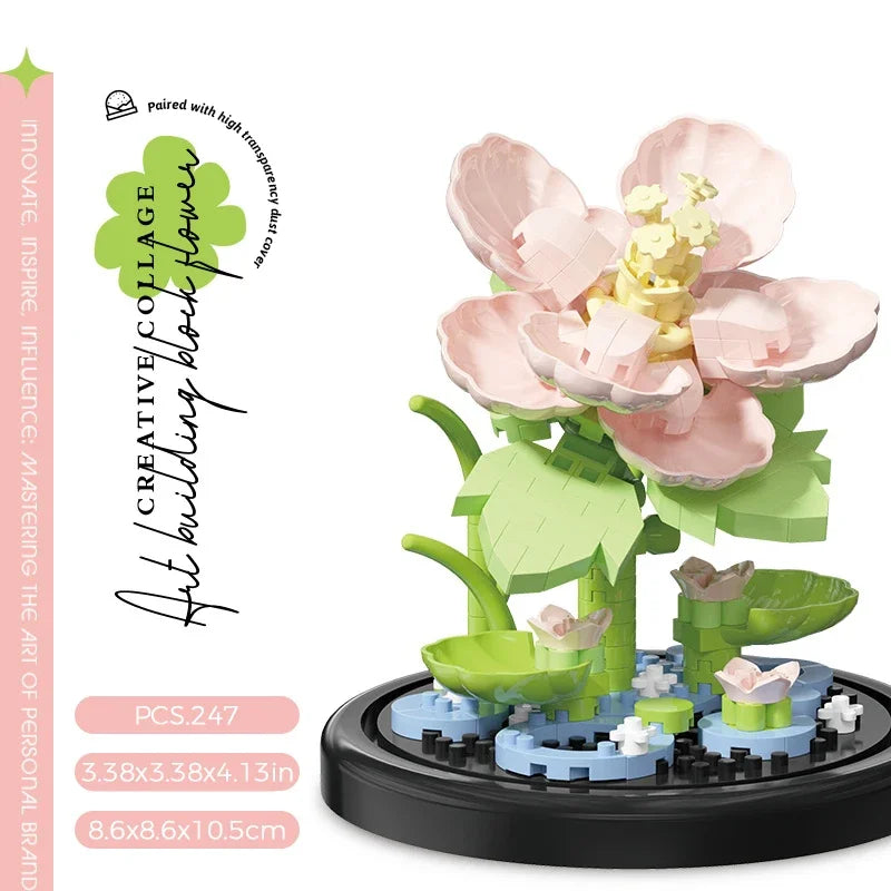 Potted Micro Block Flower & Succulent Sets