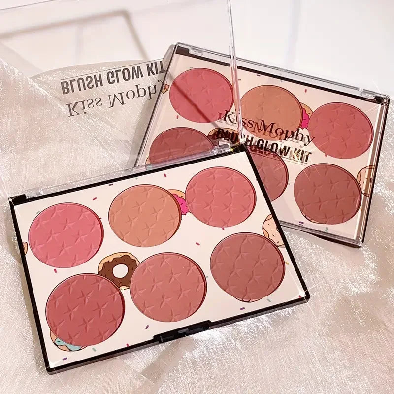 6 Colour Blush Palette