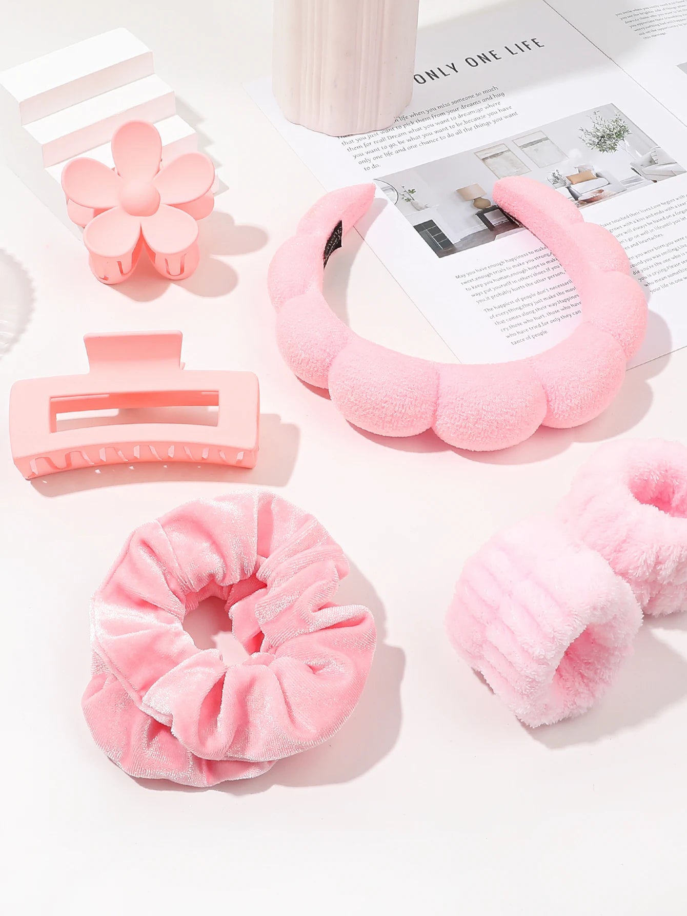 7Pcs Micro fibre Skin Care Washing Set