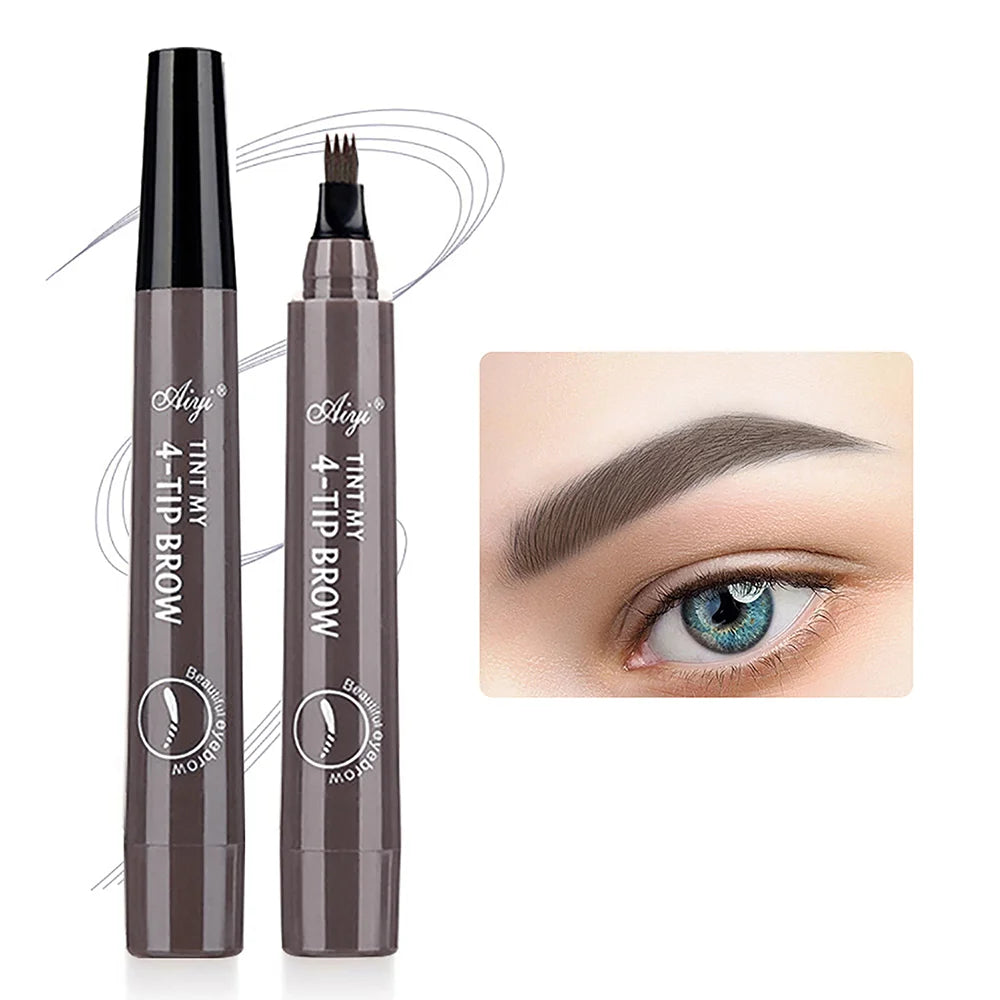 4 Tip Waterproof Liquid Eyebrow Pen