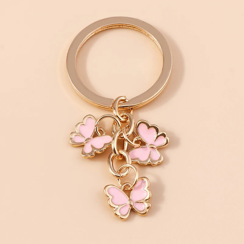 Cute Colorful Butterfly Keychain