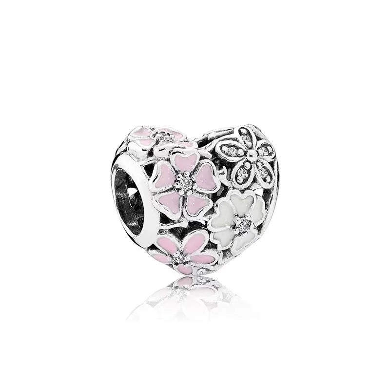 Pink Flowers Series Cherry Blossom Charms