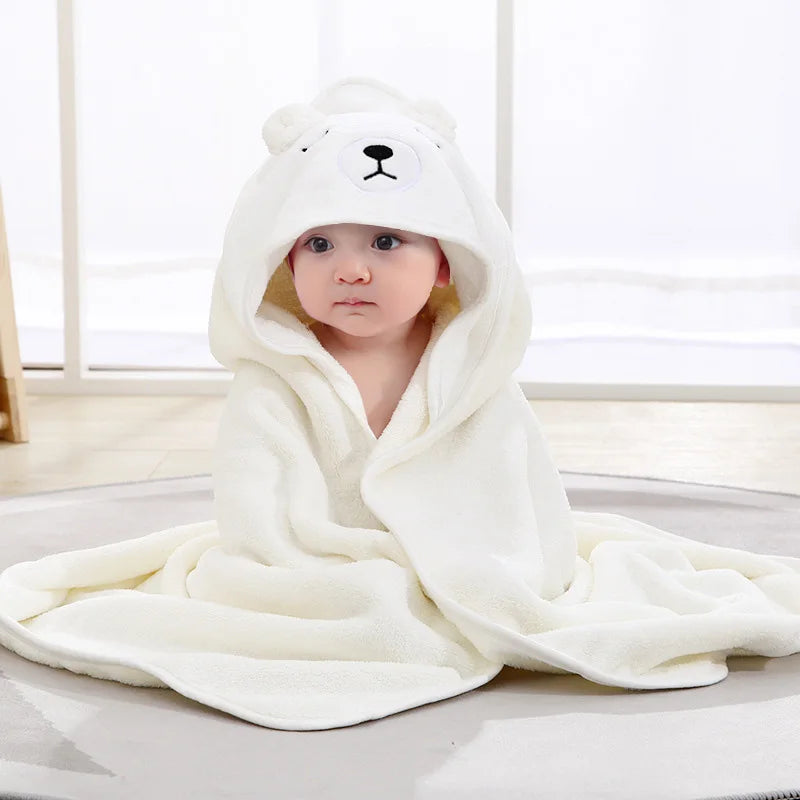 Cute Soft Newborn Hooded Towel