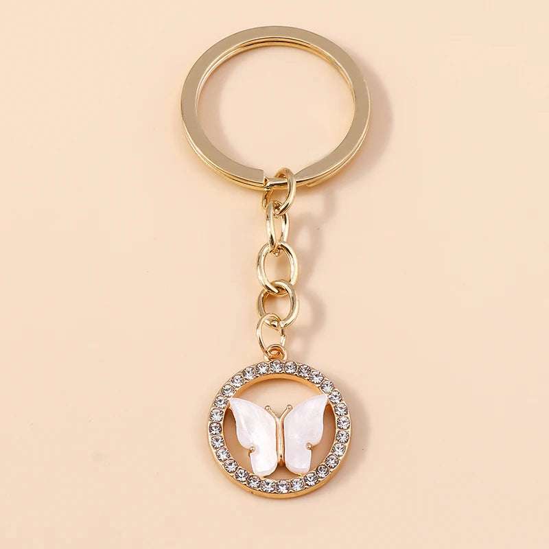 Cute Colorful Butterfly Keychain