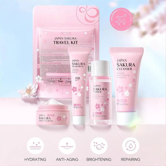 LAIKOU Sakura Skin Care Travel Kit