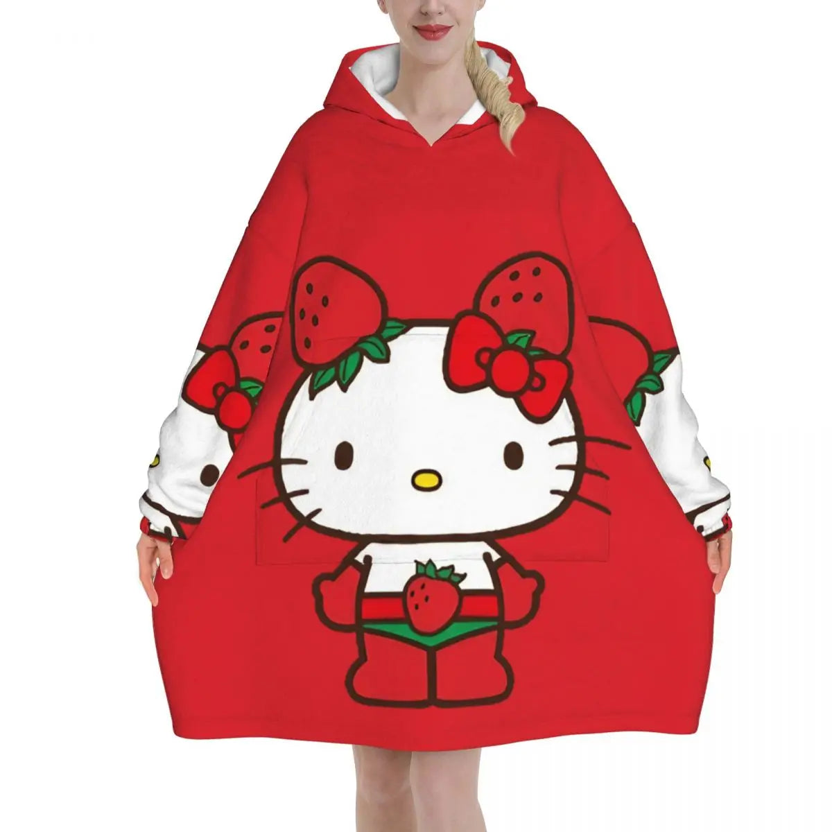 Hello Kitty Oversized Blanket Hoodie