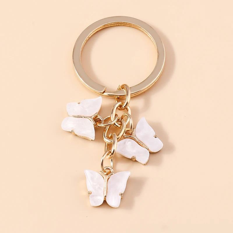 Cute Colorful Butterfly Keychain