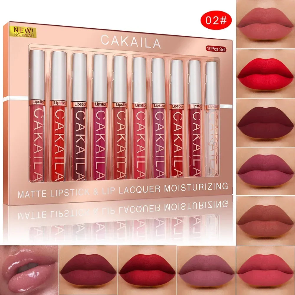 Waterproof Matte Lipstick Set