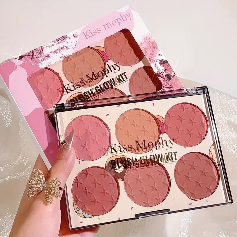 6 Colour Blush Palette