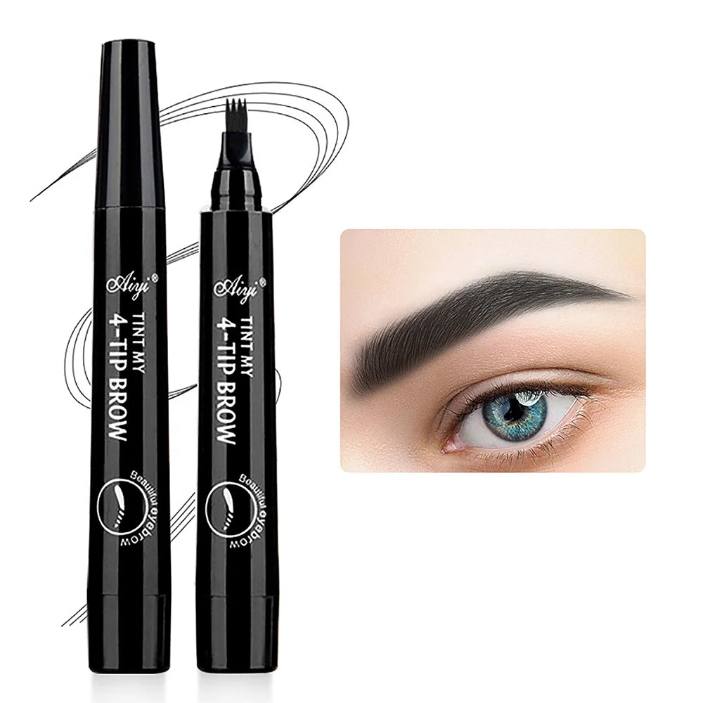 4 Tip Waterproof Liquid Eyebrow Pen