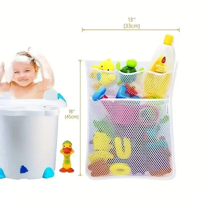 Suction Cup Mesh Bath Toy Storage Bag