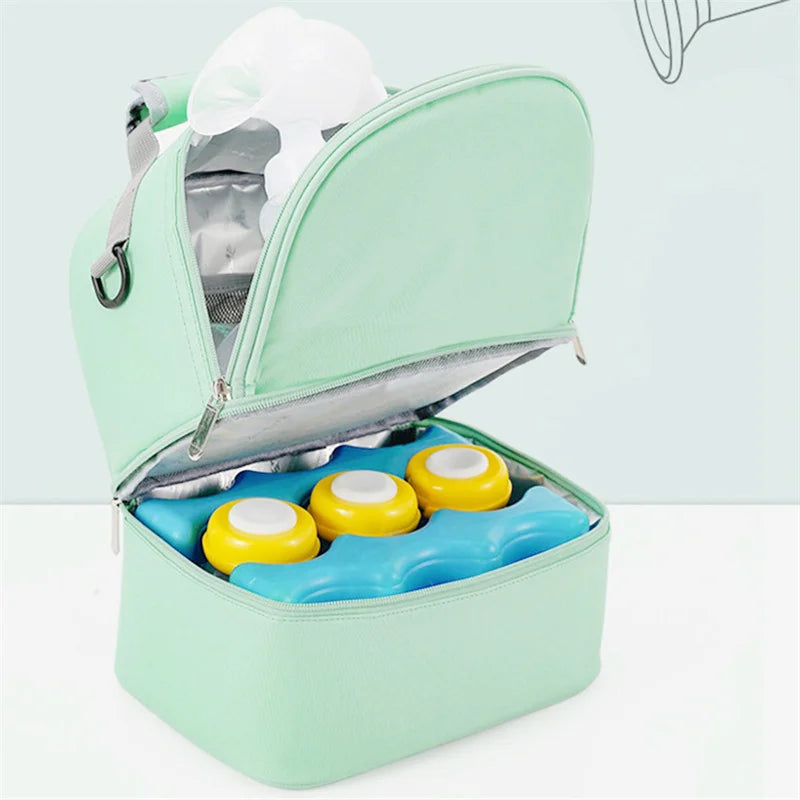 Portable Insulated Breast Milk Carry Bag