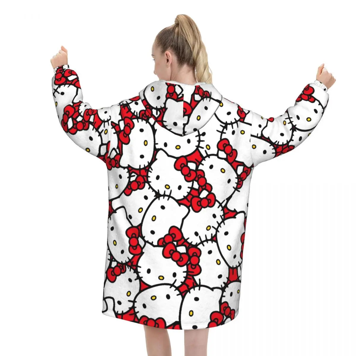 Hello Kitty Oversized Blanket Hoodie