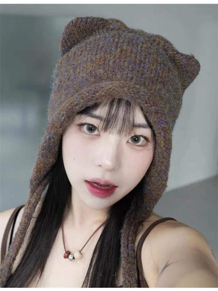 Winter Strap Cap Beanies