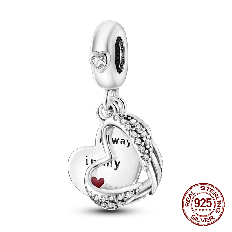 925 Sterling Silver Mothers Day Bracelet Charms