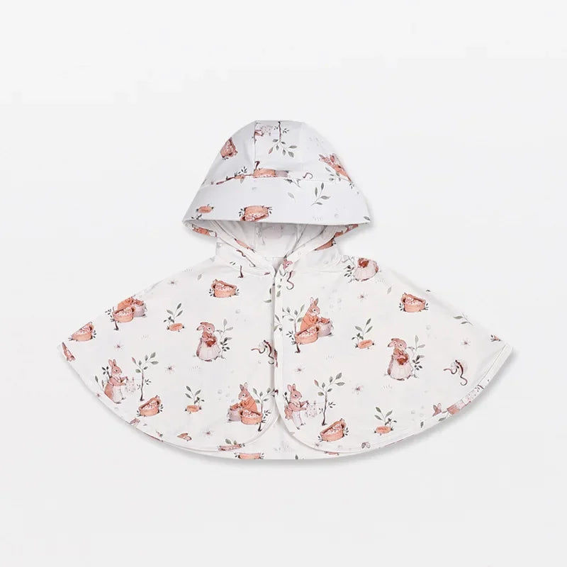 Baby Kids Bear Hooded Poncho