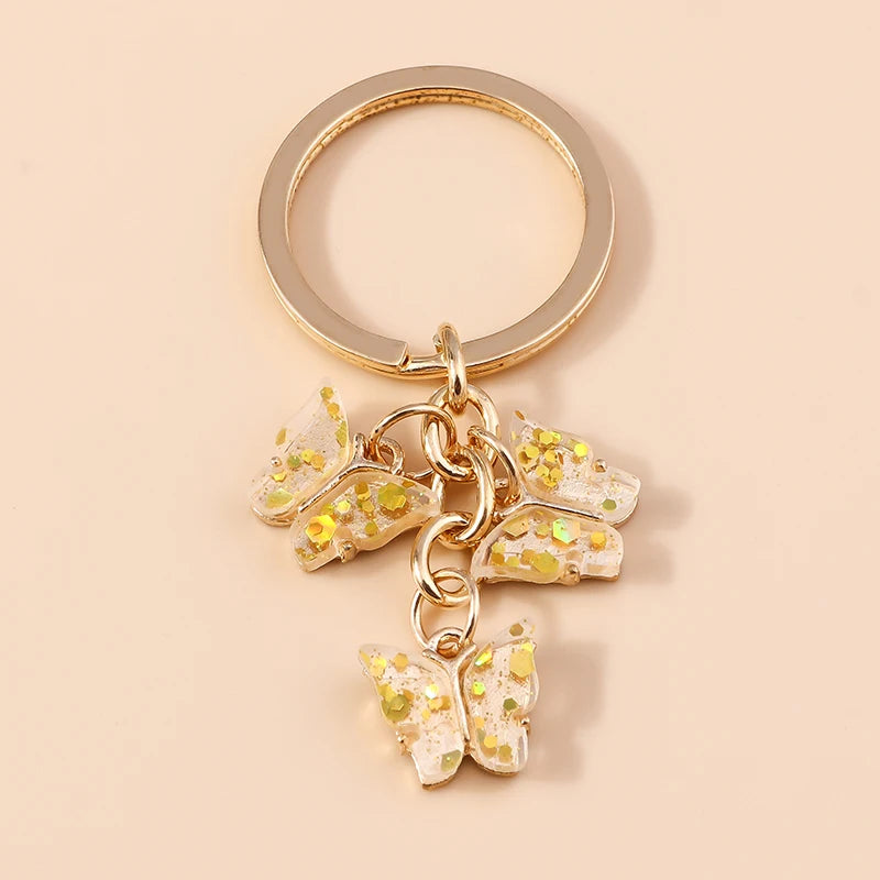 Cute Colorful Butterfly Keychain