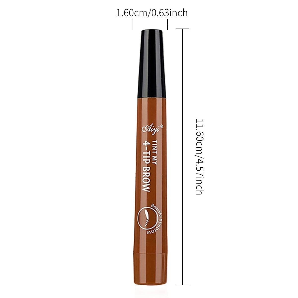 4 Tip Waterproof Liquid Eyebrow Pen