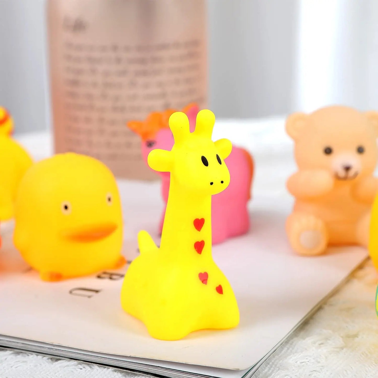 13pcs Cute Rubber Animal Bath Toys