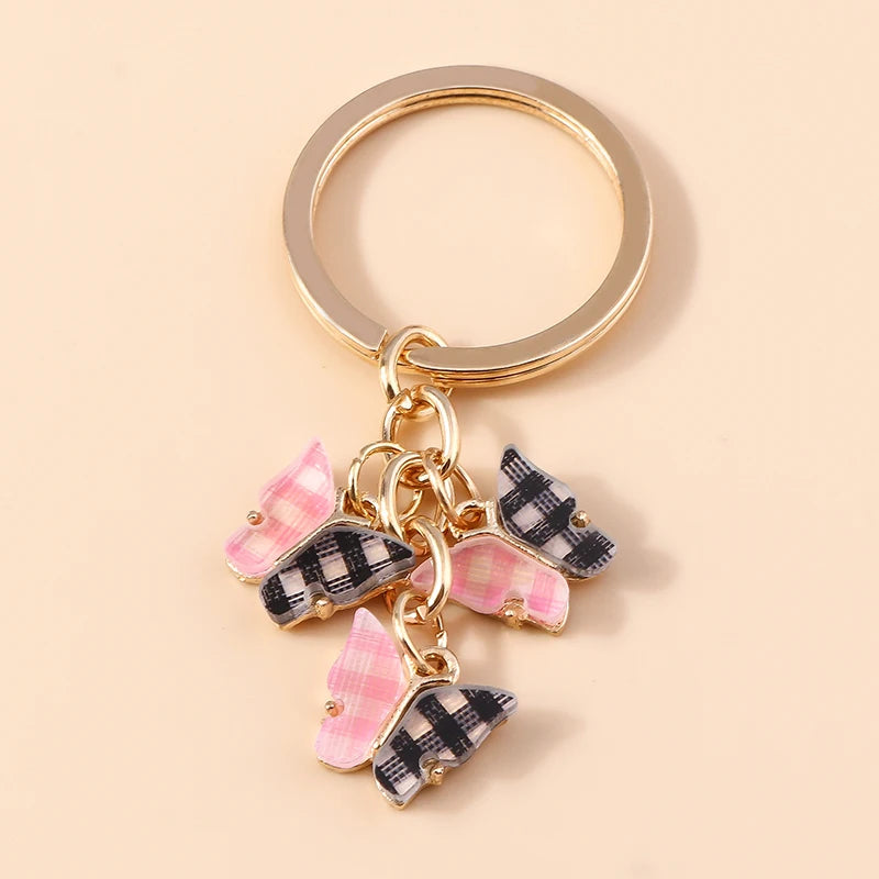 Cute Colorful Butterfly Keychain