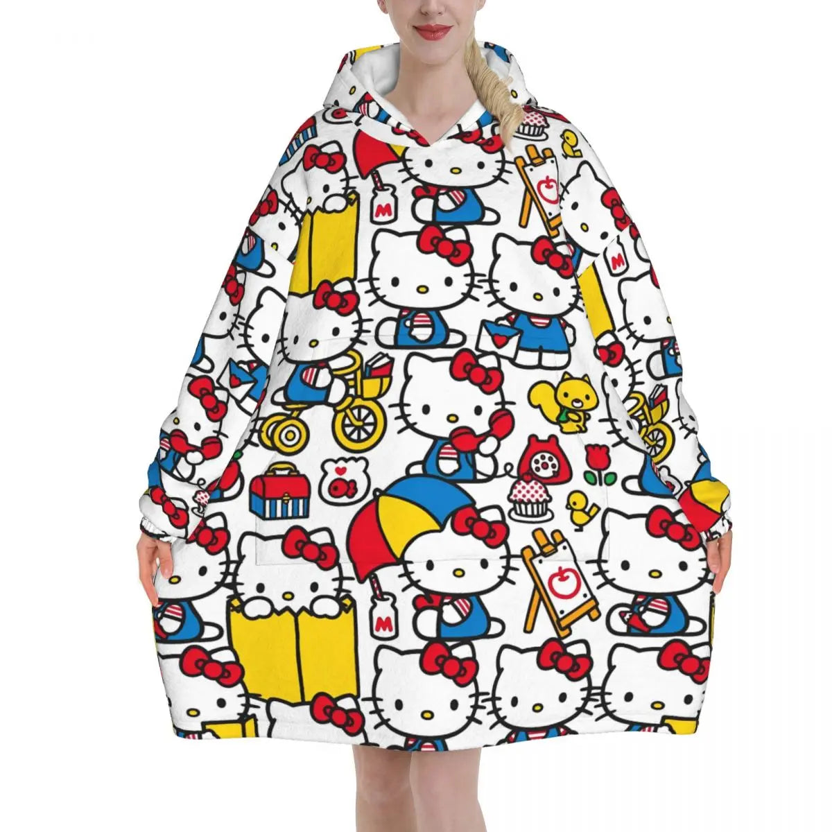 Hello Kitty Oversized Blanket Hoodie