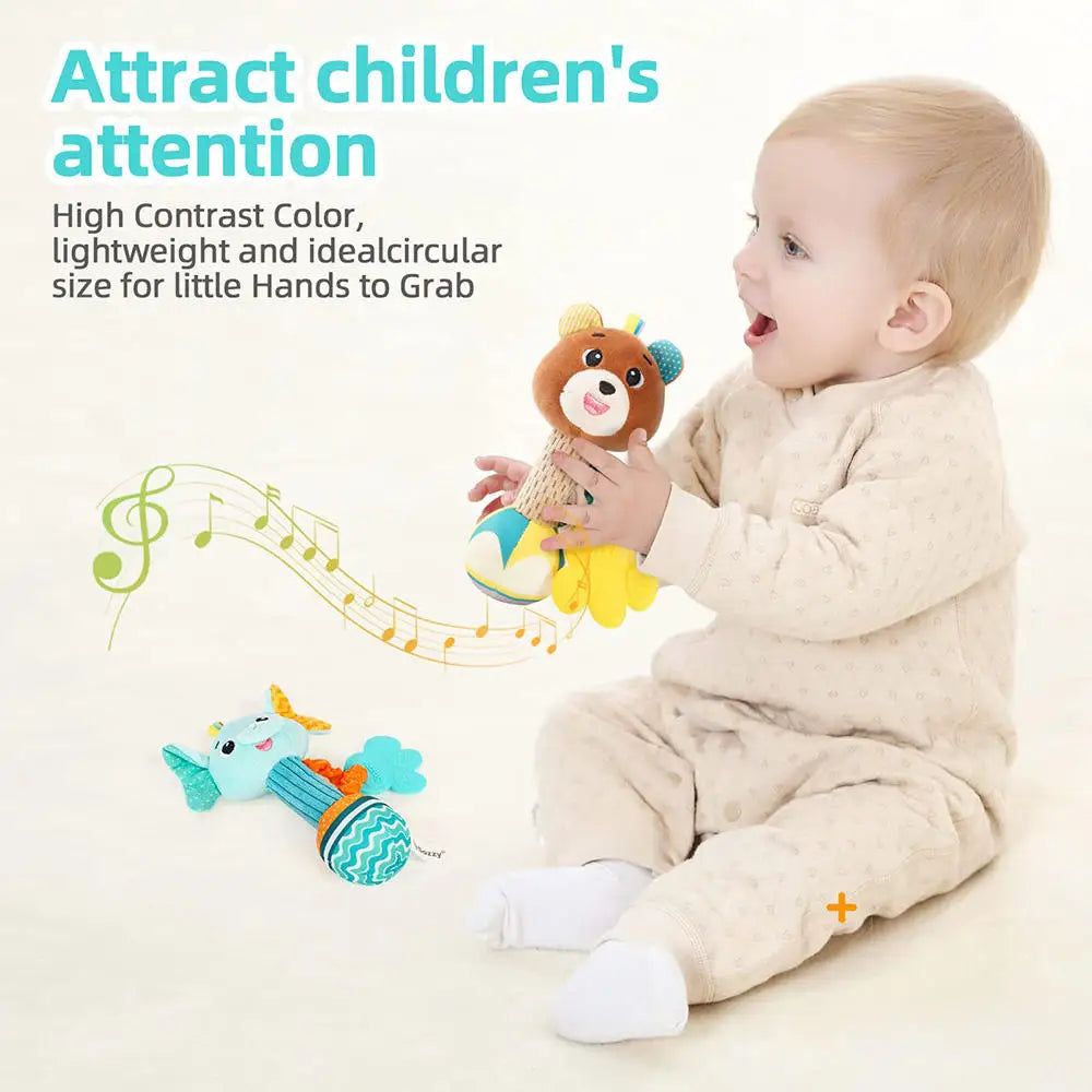 Animal Squeaky Hand Shaker