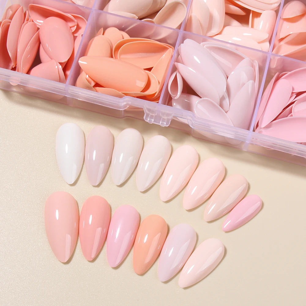 360pcs Solid Colour Fake Nails