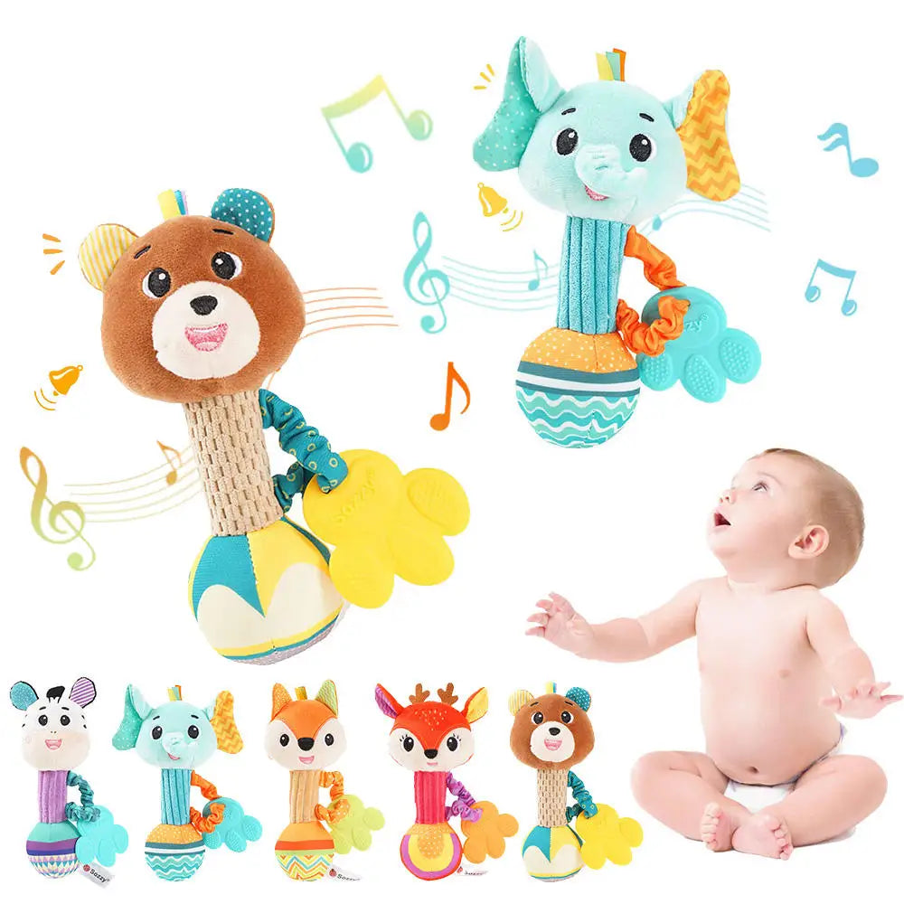 Animal Squeaky Hand Shaker